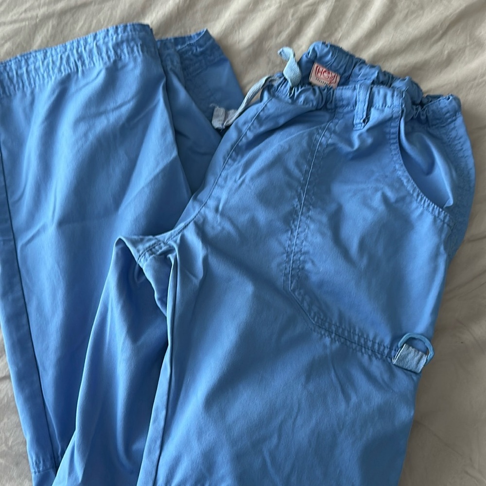 HEY SCRUB PANTS. Periwinkle Blue.